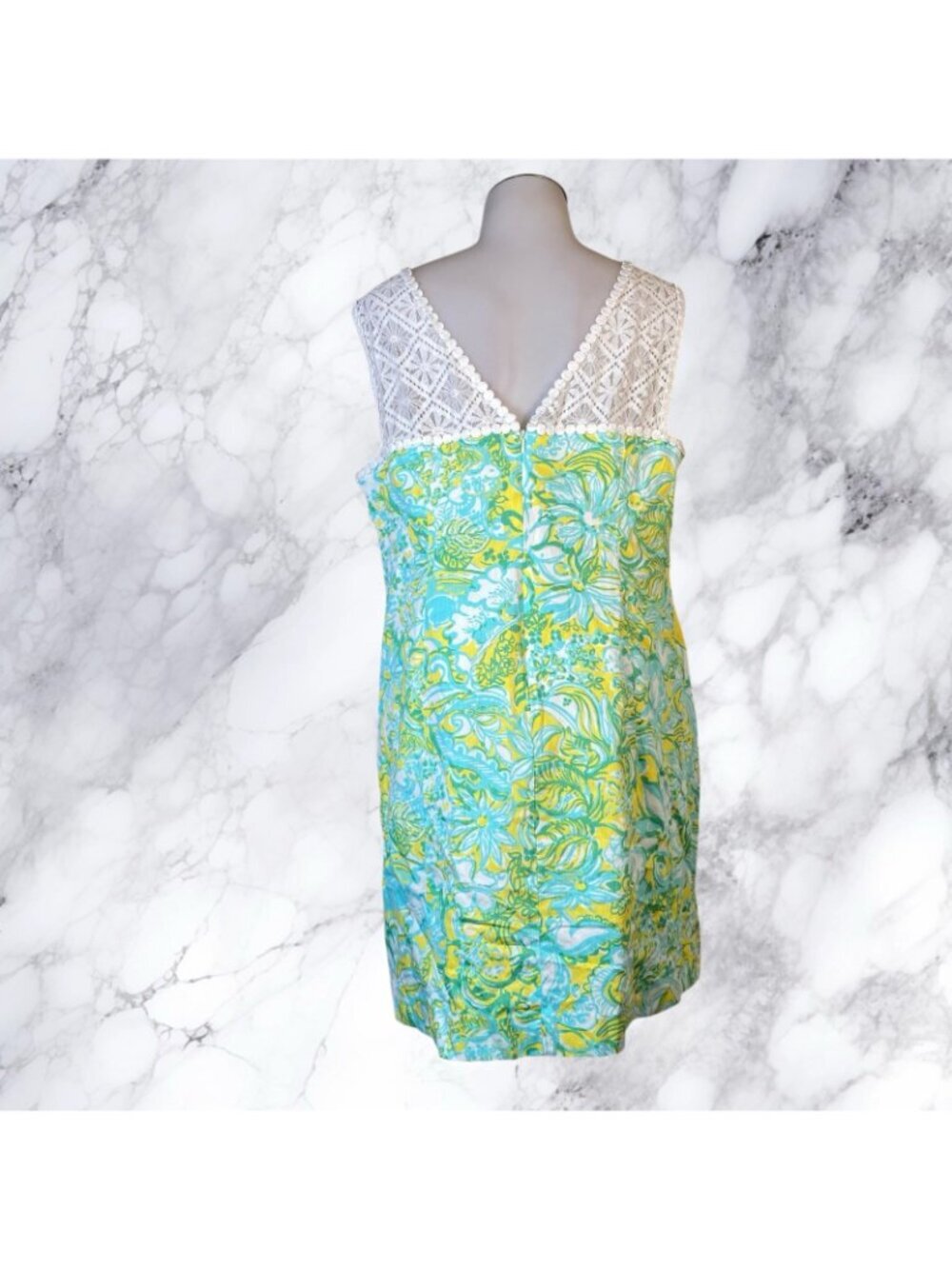 Lilly Pulitzer Sofia Dandelion Yellow Beach Gypsies Shift Dress - Picture 10 of 12
